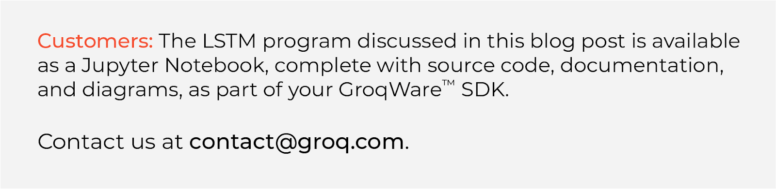 Hold my FPGA: GroqChip™ takes the Cake for LSTM 6 contact