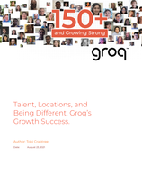Talent Locations and Being Different. Groqs Growth Success